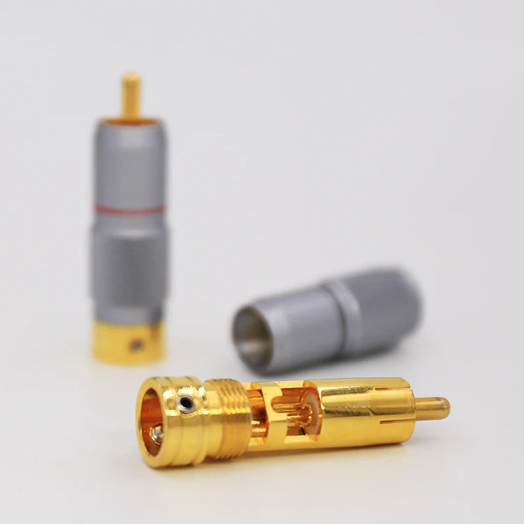 Высокопроизводительные Позолоченные Аудиоразъемы RCA VR003G RCA|connector rca|connectors goldconnector