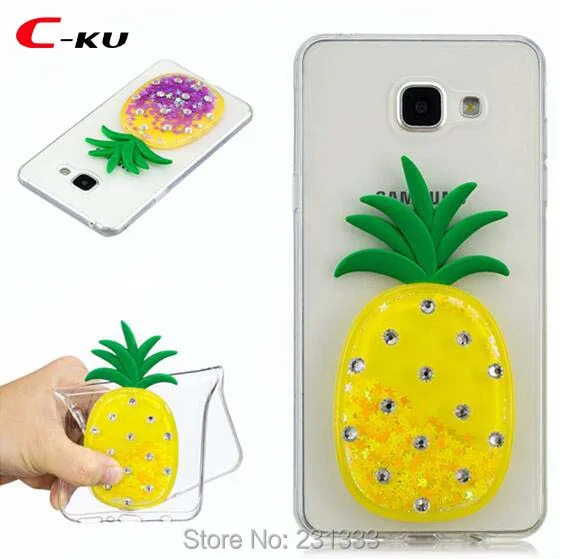 

C-ku 3D Liquid Quicksand Glitter Soft TPU Case For Samsung Galaxy NOTE8 S6 EDGE S7 S8 PLUS S9 A310 A510 J310 J510 J710 Skin 1pcs
