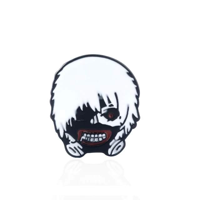 Tokyo Ghoul Enamel Pins Brooch Ken Kaneki Mask Badge Brooches For Women Men Lapel Pin Jewelry Gift Brooches Aliexpress