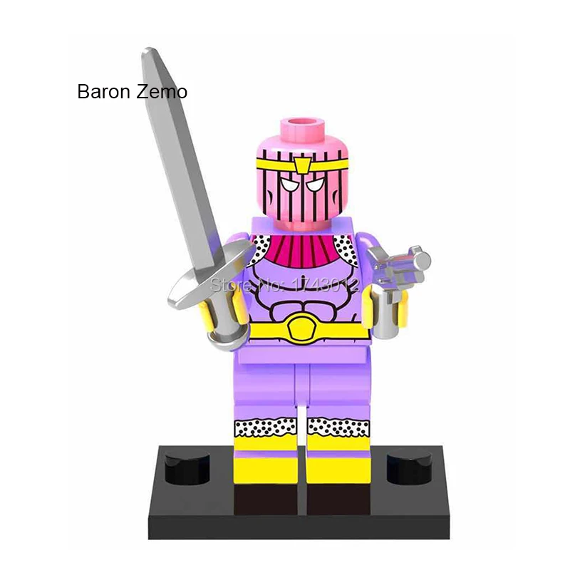 30Pcs Super Heroes Baron Zemo Hydra Captain America Black Widow Joker Bricks Action Building Blocks Children Gift Toys XH 236 | Игрушки и