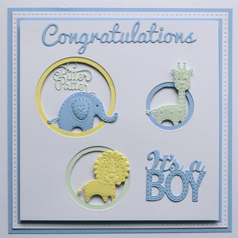 It is a Boy Die Cut Baby Boy Cutting Die Metal Dies Boy Design