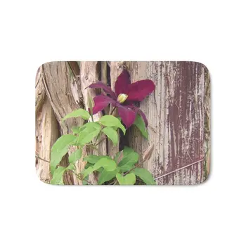 

Clematis Love Bath Mat Mats Welcome Home Entrance Door Floor Flannel Rug