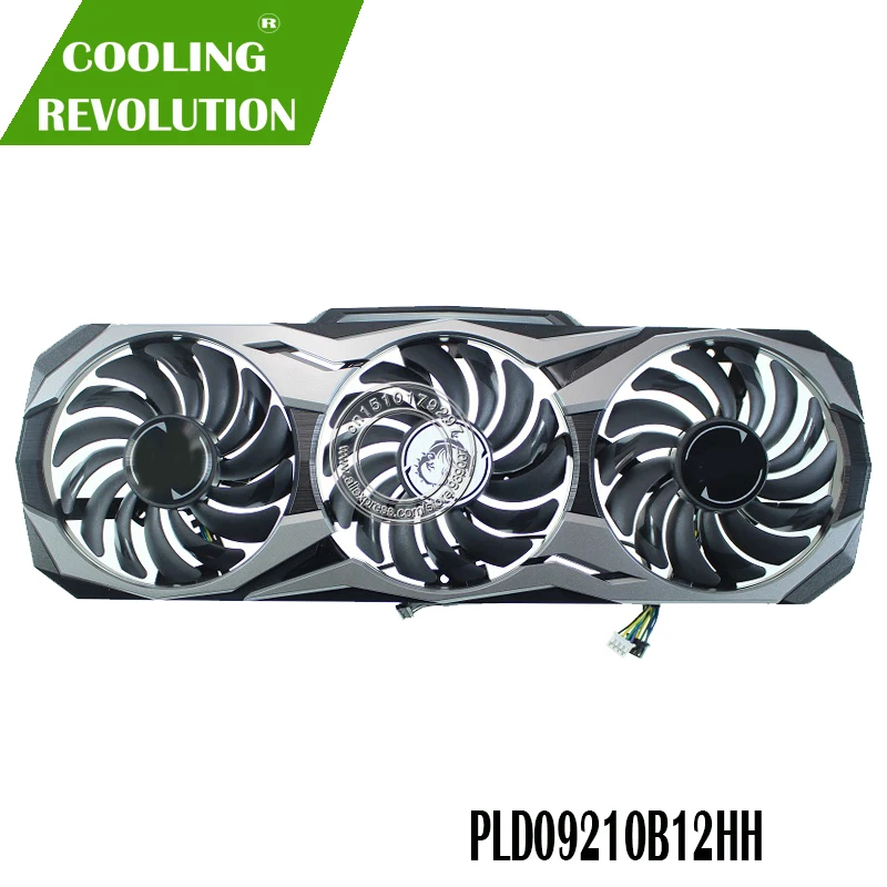 Вентилятор видеокарты PLD09210B12HH 12 В постоянного тока 2070 а 4 контакта для MSI RTX 2080 2080Ti
