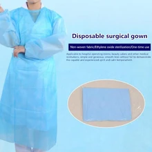 Одноразовые PP хирургические халаты изоляционные комбинезоны индивидуально упакованные дышащие пылезащитные антибактериальные