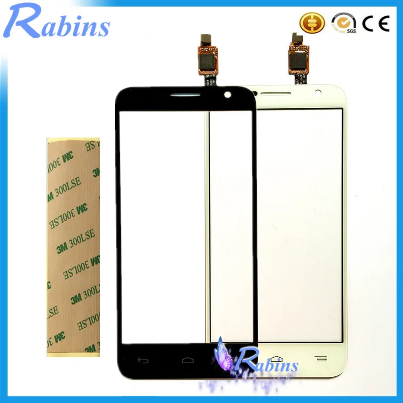 4.5 &quot Touchscreen Sensor For Alcatel One OT6016 6016D 6016A 6016E 6016X Touch Panel Screen Digitizer Front Glass Free 3m Tape |