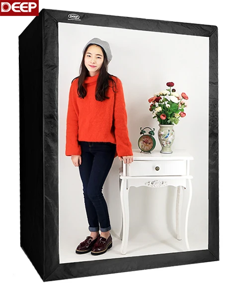 

PHOTO TENT Big Item PHOTOGRAPHY SOFTBOX KIT LED light Aluminium reflection fabric inside 47X31.5X63 INCH 6 Standard LED