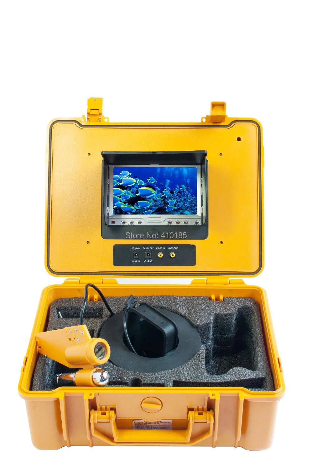 

hotsales 7" TFT LCD Fishing Camera Kit Fish Finder 100M HD 700TVL Underwater Video Camera System Portable waterproof glue box