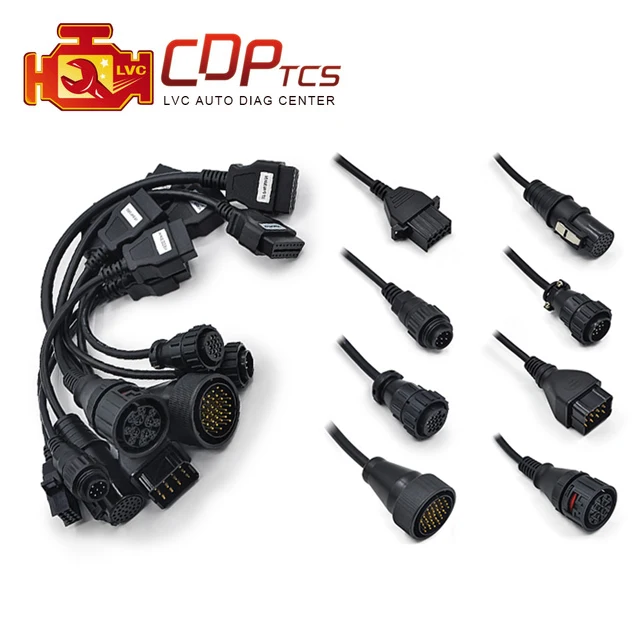 Грузовые Кабели для CDP TCS Pro multidiag pro OBD2 OBDII полный комплект грузовых кабелей сканирование 8 шт. адаптер для грузовиков Соединительный кабель грузовик провода