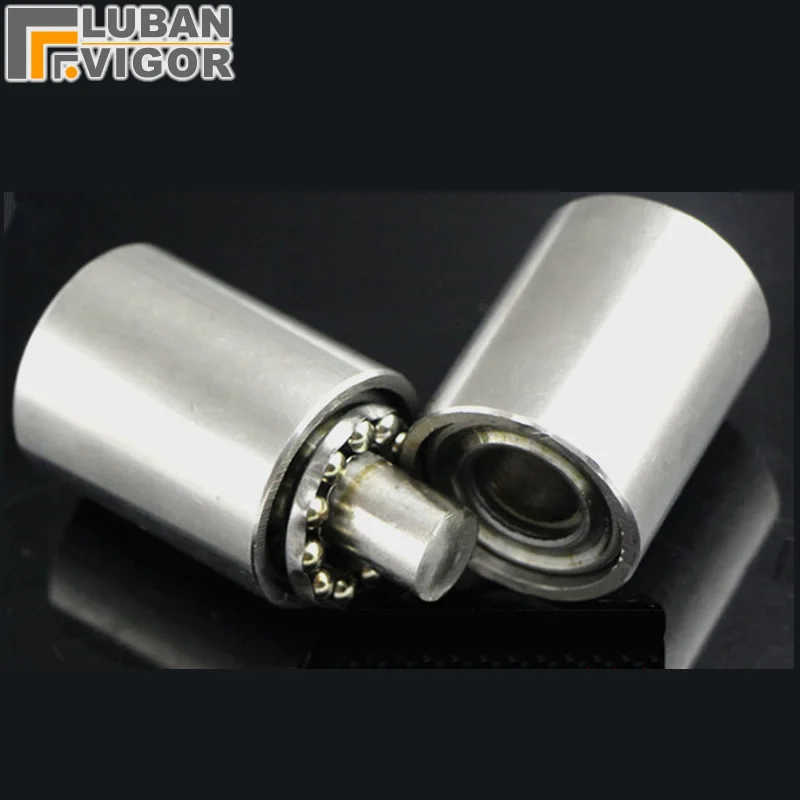 Stainless steel cylindrical hinges,With bearing,Iron door welding Detachable hinge, Diameter 34mm,length 88mm