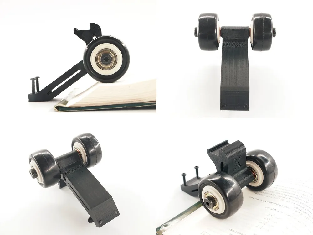 RC parts,3D printed Rise head wheelie bar with 2 wheel for Traxxas X