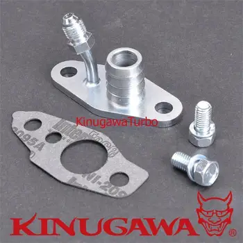

Kinugawa Turbo Oil Feed Return Flange Kit 4AN Feed 3/4" Barb for TOYOTA CT9 CT12 CT20 CT26