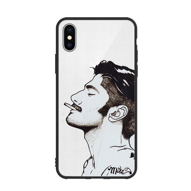 PC+TPU Case For iphone X Case Cover Sexy Girl Cartoon fundas For iphone X phone Cases Original 100% BiNFUL 8