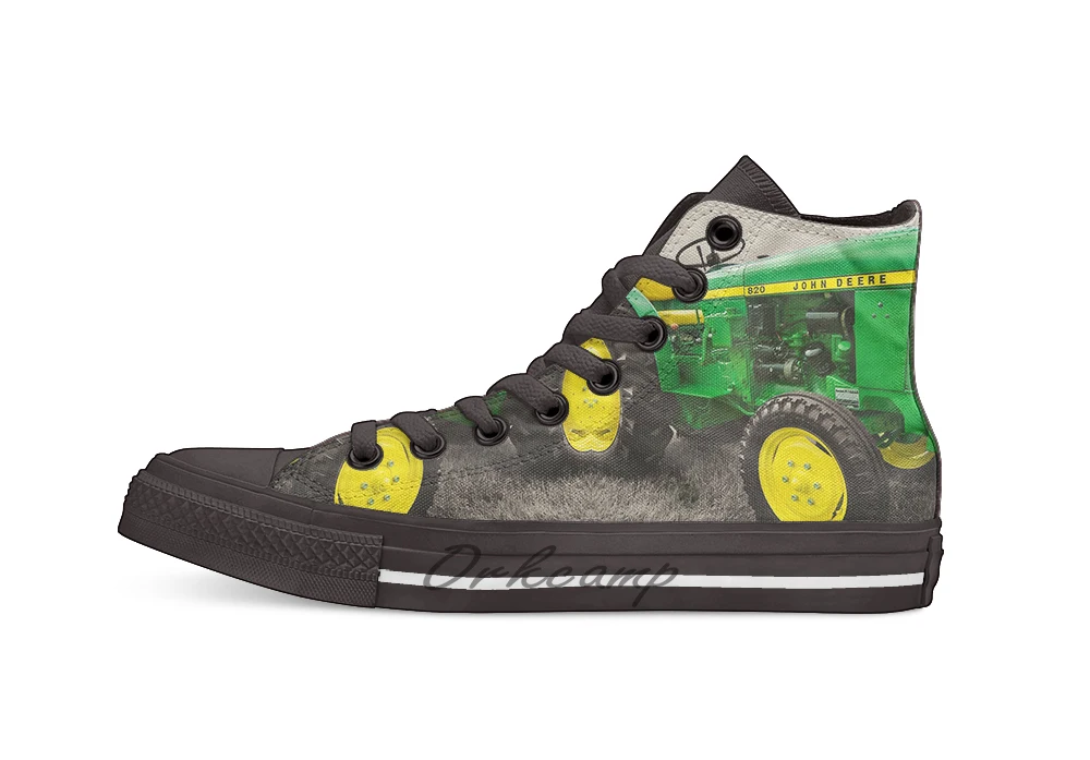 

John Deere 820 Novelty Design Casual Canvas Shoes Custom shoes Drop Shipping
