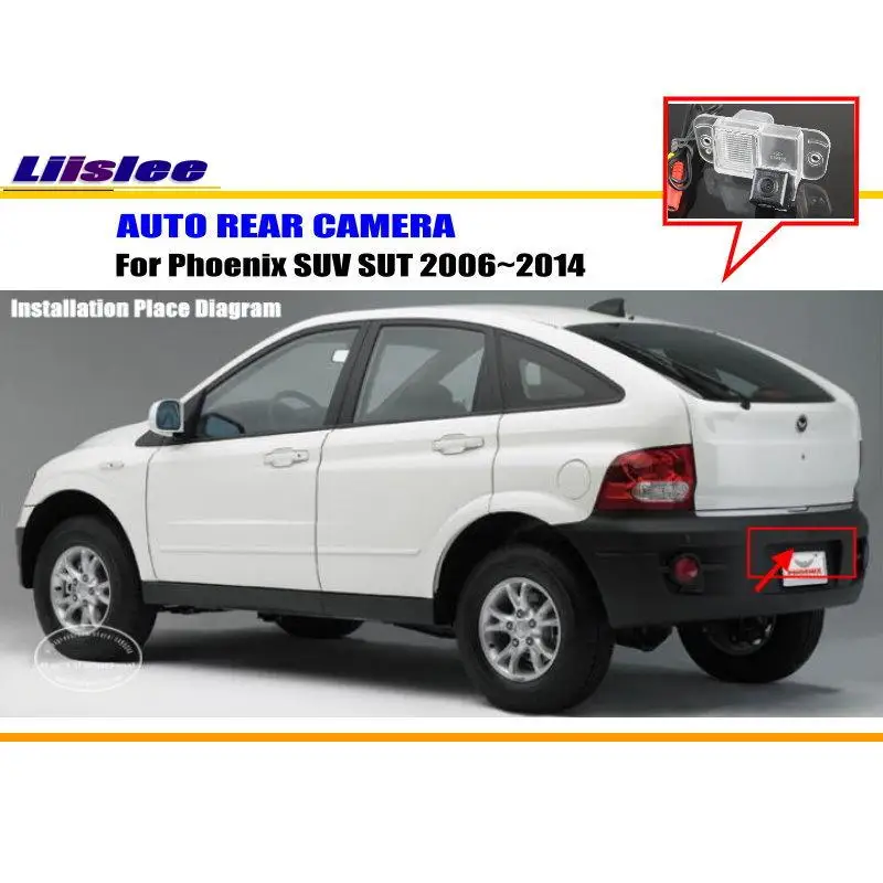 Автомобильный Камера для Феникс SUV SUT 2006 2007 2008 2009 2010 2011 2012 2013 заднего вида Камера HD RCA номерного знака светильник Камера