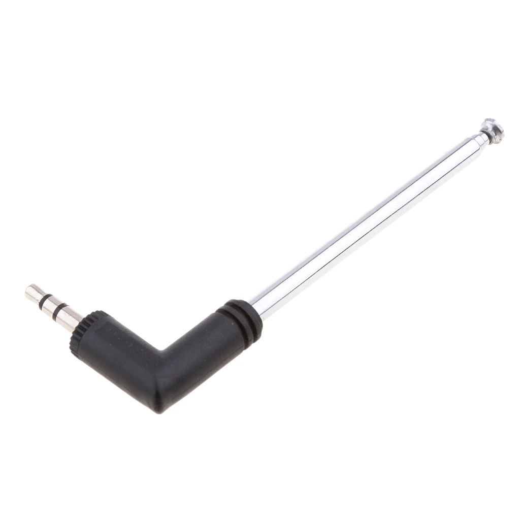 

4 Section Telescoping Stainless Steel AM FM Radio Antenna 3.5mm Connector
