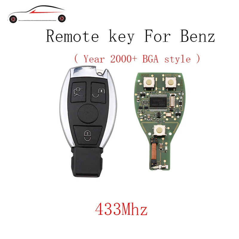 

GORBIN 3Buttons 433Mhz Smart Remote Key For Mercedes Benz year 2000+NEC&BGA style For Mercedes-Benz IYZDC07 Original key