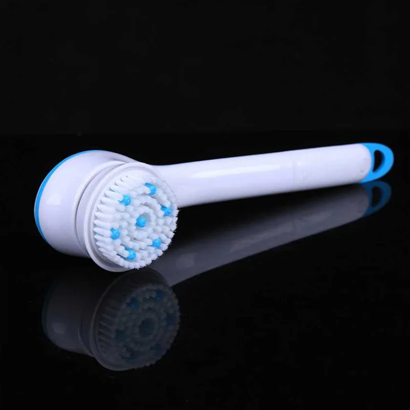 Душ массажер body back Brush 5 в 1 электрическая щетка для ванны душа ручной вращающийся