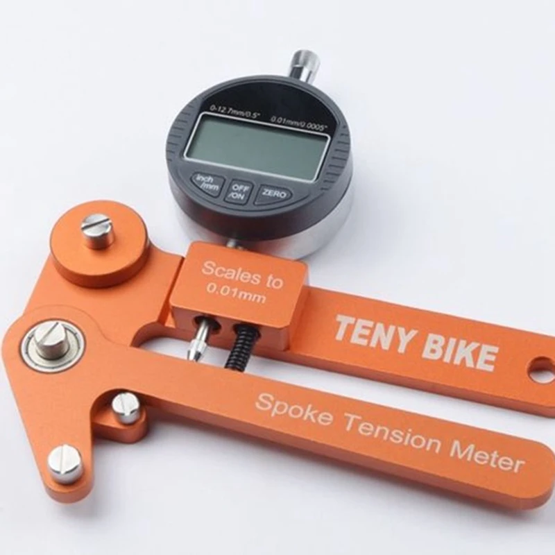 Спиц тестер напряжения цифровые весы 0,01 мм Индикатор заряда аккумулятора для велосипеда Tensiometer велосипедная перекладина инструмент для строителей натяжных колес