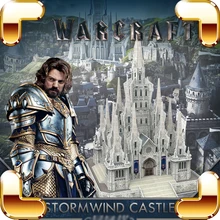 Novo Dom Chegada Vento Tempestade Castelo 3D Puzzles Jogo Figura GUERRA Construção de Fãs Lembrança Educação Montar Brinquedos Exclusivo Pro Presente