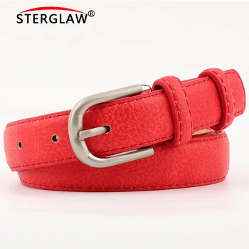 

Newest Hot Sale Female wide Leather Belt for women wide belts 2020 designer woman fashion pin Metal belt black band N028