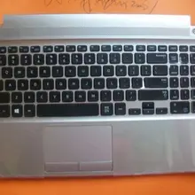 Для samsung NP270B5E 270E5G 270E5U 270E5R клавиатура с тачпадом США серебро