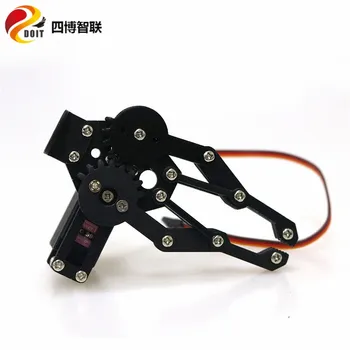 

SZDOIT 1-Axis Metal Gripper 1 DOF Claw Multi-function Gripper Robot Accessories + Motor Education DIY