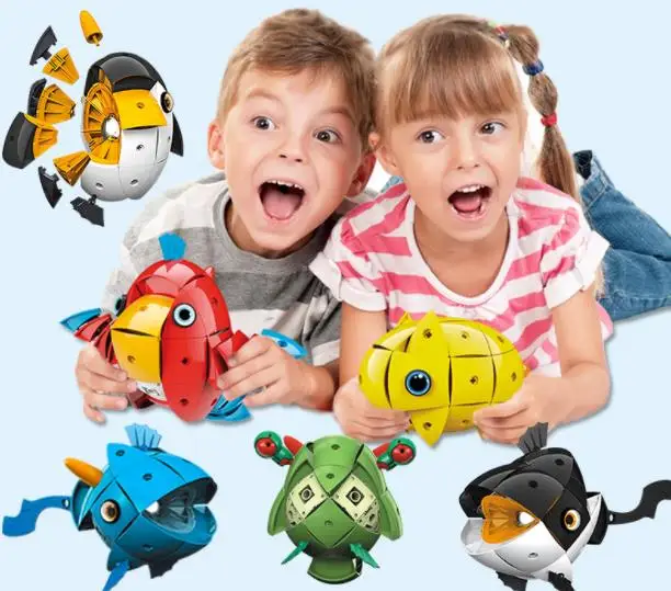 

Variable Magnetic Egg Assemblly 3DInterspersed Magnetic Big Brick Jungle Exploration Kids Creative Educatioal Toy Building Block