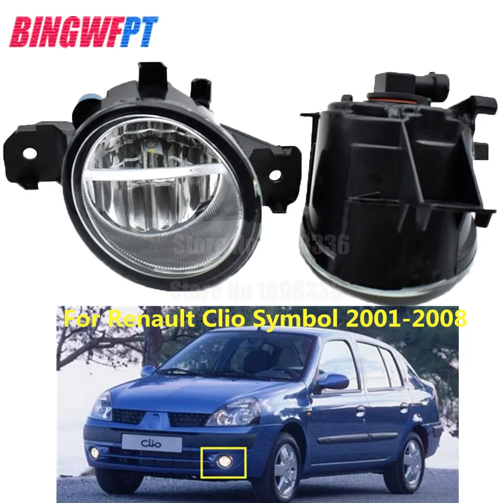 

2pcs (Left + Right) Auto Front bumper LED Fog Light For Renault SYMBOL (LB0/1/2_) Saloon CLIO VEL THALIA MODUS Hatchback 1998-