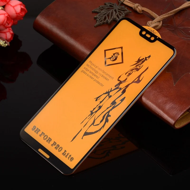 Закаленное стекло 6D для Huawei P20 Pro Защита экрана Honor 20 8X 8C 9 Lite 7A Nova 3 3i 2i Mate 30 10