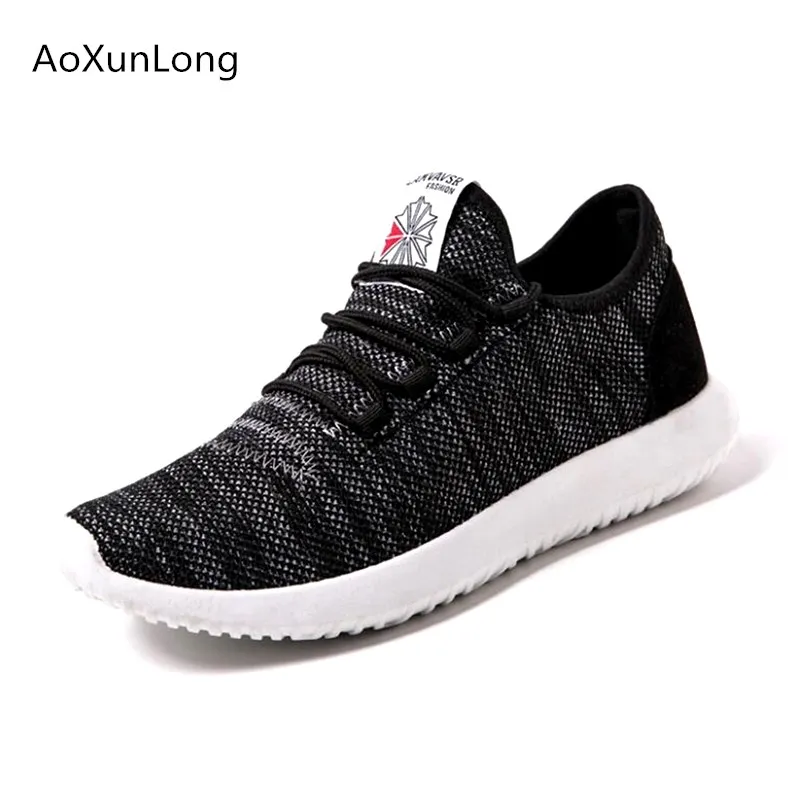 

Men Summer Sneakers EU 39-46 Big Size Casual Shoes Fashion Fly Woven Mesh Casual Shoes Men Outdoor Non-Slip Sneakers Men Hot