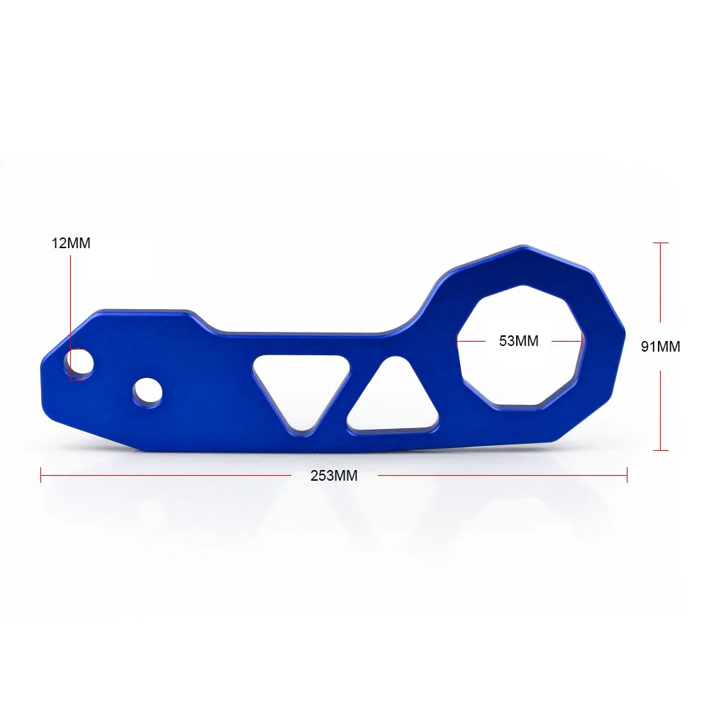 RASTP-высококачественный гоночный задний буксировочный крюк алюминиевый задний буксировочный крюк для Honda Civic без логотипа RS-TH004NM