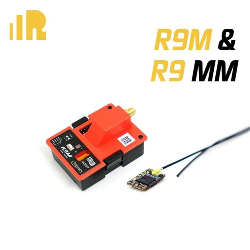 

Frsky R9M Module + R9 MM R9MM 900MHz Mini Receiver combo RSSI Output Long Range Distance 4/19CH Telemtry Receiving Board
