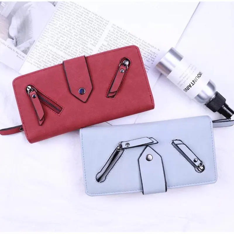 

New Fashion Designer Famous Brand Luxury Women's Wallet Purse Female Small wallet perse Portomonee portfolio lady Long carteras