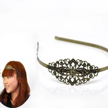 Doreenbeads 5 бронзовый тон цветов Банданы для мужчин волос 4.7 мм широкий(b13246