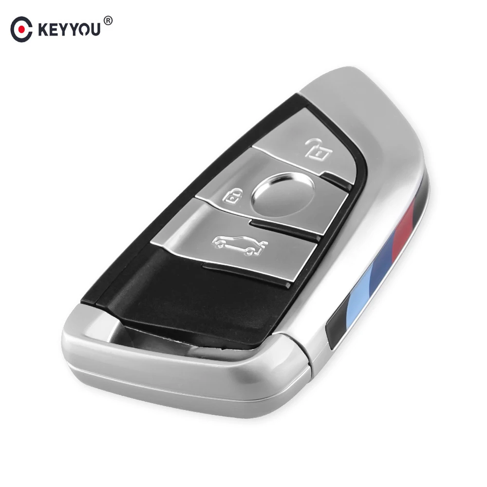 Защитный чехол KEYYOU для автомобильных ключей 3 кнопки BMW 1 5 6 7 F Series X3 X4 2014 2015 2016 2017 CAS4