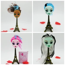 Красочный Монстр демон кукла голова с париком волосы аксессуары для куклы «сделай сам» для Monster High куклы головы для 1/6 BJD Кукольный дом