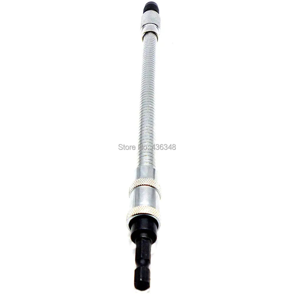 11" Screwdriver Flexible Flex Quick Change Driver Angle Extension Shaft