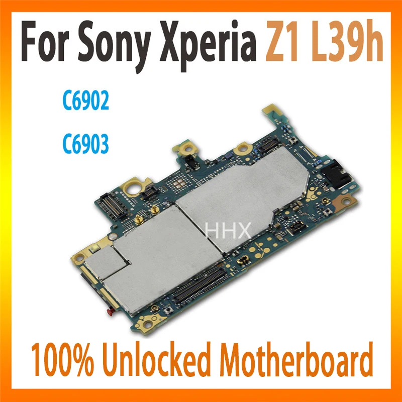 Оригинальная разблокированная материнская плата для sony Xperia Z1 L39h c6902 C6903, хорошо протестированная, хорошая работа