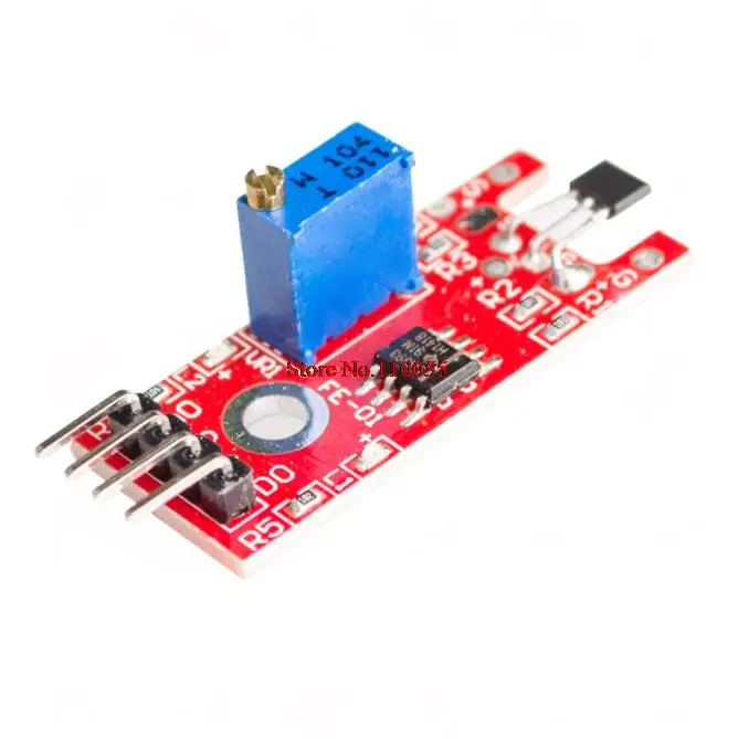 

Smart Electronics 4pin KEYES KY-024 Linear Magnetic Hall Switches Speed Counting Sensor Module for diy Starter Kit