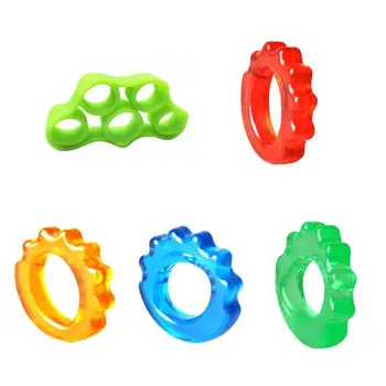 

Finger Resistance Silicone Band Exerciser PVC Hand Gripper Ring Grip Trainer Strengthener Fitness Equipment Dropshipping