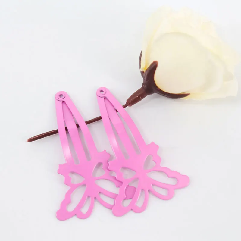 12pcs Butterfly Baby Hair Clips for Girls Kids Hair Accessories Cute Snap Clip Pins Children Women Hairpins Color Metal Barrette