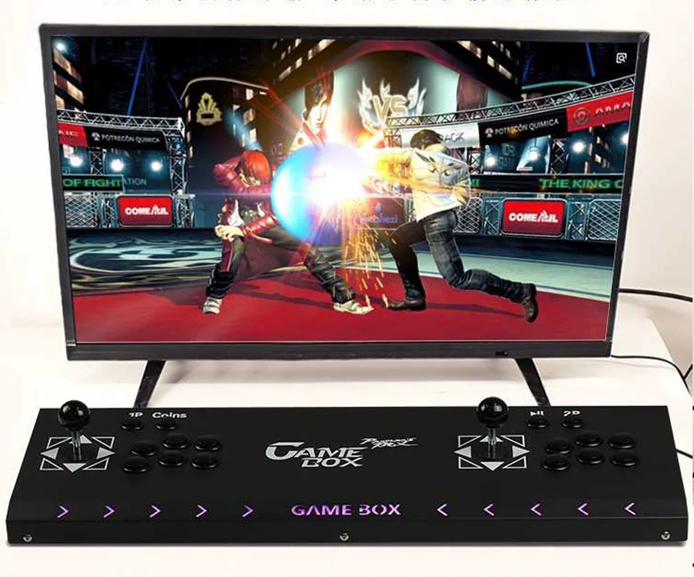 TV jamma arcade box 3D 2260 in 1 video game console 2 player fighting rocker HDMI VGA USB out put with pause Pandora BOX 9