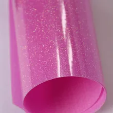 Holo розовый жар-пресс ПВХ-аппликации на одежду, термальное крепление компьютерного выреза текстиль HTV футболка 2" x 40"(50 см x 100 см