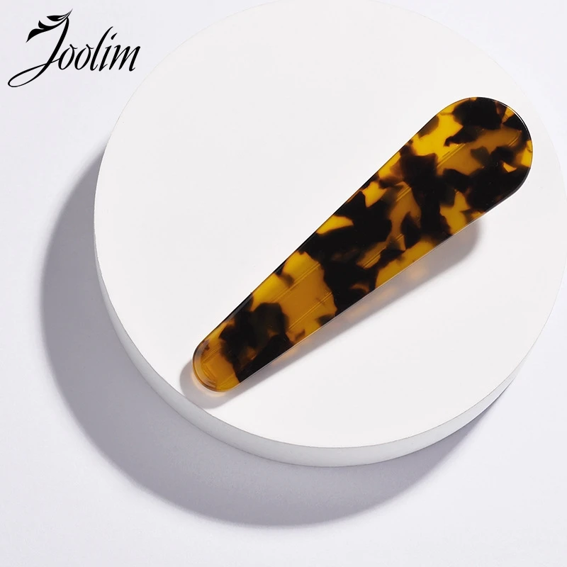 

JOOLIM Jewelry Wholesale/Tortoise Resin Hair Pin Design Jewelry