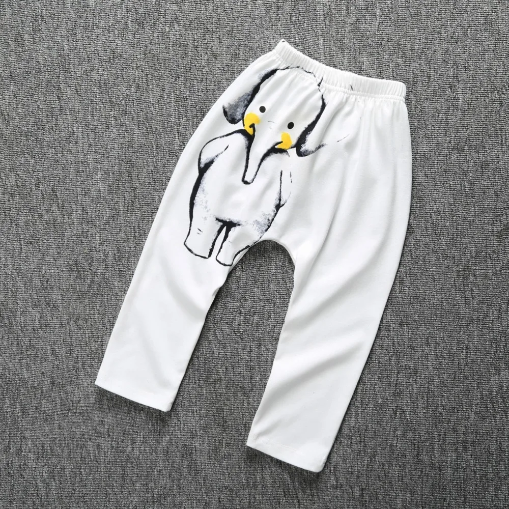 baby boys cotton pants elephant printed cute trousers for infant boys