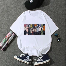 Наруто Акацуки Пейн Футболка мужская хлопок Homme аниме футболка брендовая Повседневная Уличная Harajuku мода o-образным вырезом мужские футболки