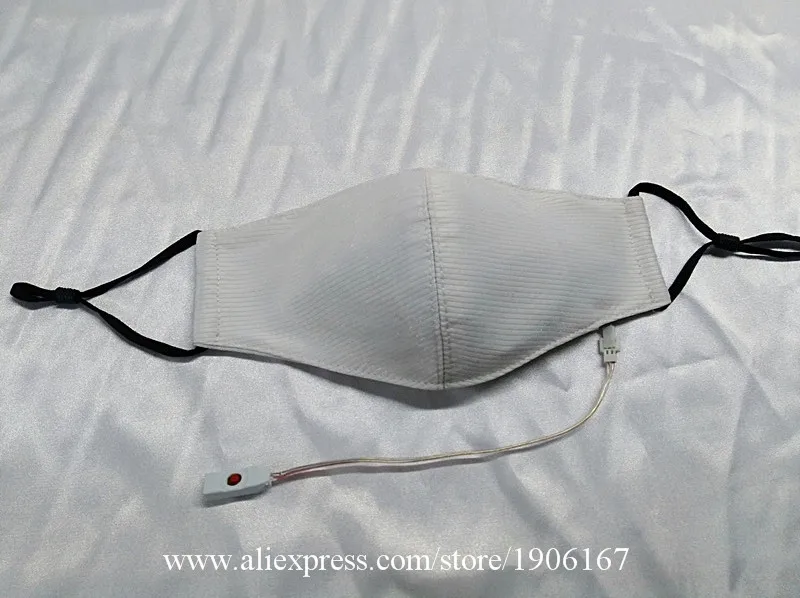Led fiber optic masks, light-emitting masks, luminous bar riding masks, electric syllables, music festival masks04