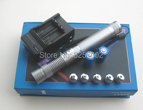 Супер мощный синий лазерные указки 450nm 50 Вт 50000 м LAZER фонарик горит матч сигары резки бумаги пластик + 5 Шапки + подарочная коробка
