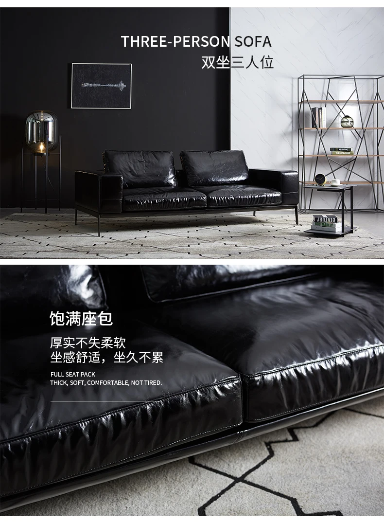 Мебель для дома современный секционный диван из кожи