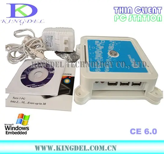 3 USB Thin Client Computer, Mini PC station with 800Mhz
